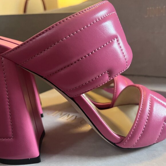 Jimmy Choo Themis Sandal 100 40 1/2 New in Box (9.5) Fits like an 8 1/2-9 - Picture 7 of 9